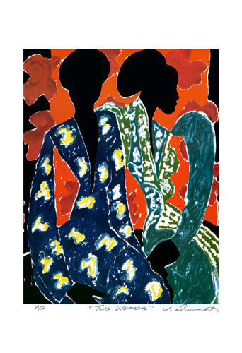 Two Women by James Denmark | 19 x 13 Fine Art Print