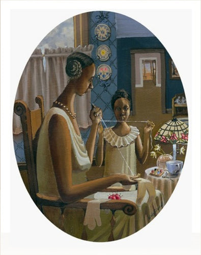 Framed Art Doll Maker by John Holyfield | 17 x 13 ½