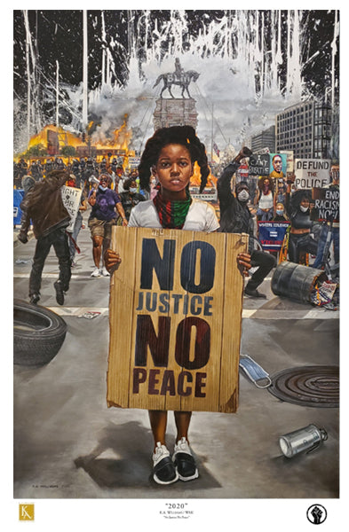 Civil Unrest by WAK – Kevin A. Williams | 36 x 24 image Fine Art Print