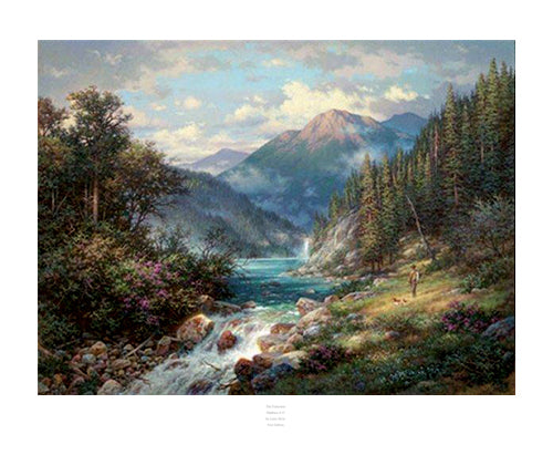 Framed Art The Fisherman by Larry Dyke | 23 x 28