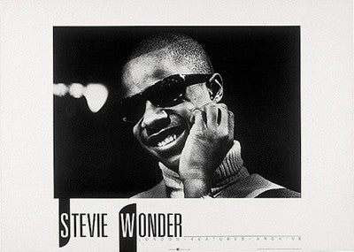 Stevie Wonder Wall Art | 19 3/4 x 27 1/2 Fine Art Print