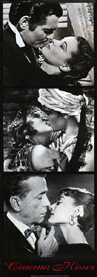 Framed Art Cinema Kisses 37 1/2 x 13