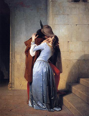 Il Bacio by Francesco Hayez | 31 1/2 x 23 1/2 Fine Art Print