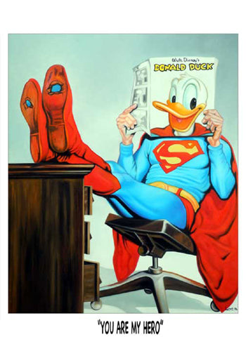 You Are My Hero by Michael Loeb | 20 x 14 Fine Art Print