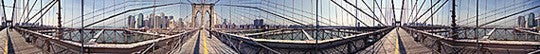 Brooklyn Bridge, NYC by Pierre Hebert | 5 1/8 x 39 3/4 Fine Art Print