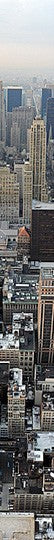 Manhattan by Pierre Hebert | 39 3/4 x 5 1/8 Fine Art Print