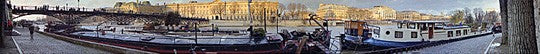 Les Quais, Paris by Pierre Hebert | 5 1/8 x 39 3/4 Fine Art Print