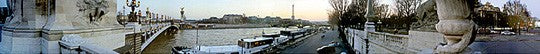Pont Alexandre III, Paris by Pierre Hebert | 5 1/8 x 39 3/4 Fine Art Print