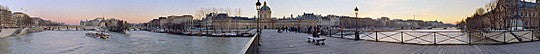 Pont de Arts, Paris by Pierre Hebert | 5 1/8 x 39 3/4 Fine Art Print