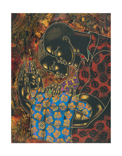 Framed Art Love, Links & Lineage by Larry Poncho Brown | 28 x 22