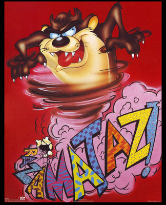 Framed Art Tasmanian Devil: Razamataz! by Looney Tunes | 20 x 16