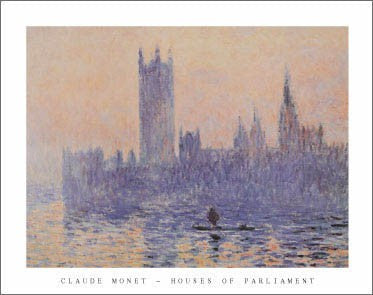 Houses of Parliament by Claude Monet | 22 x 28 Fine Art Print