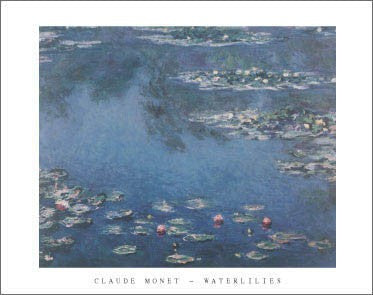 Waterlilies by Claude Monet | 22 x 28 Fine Art Print