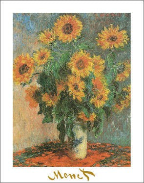 Sunflowers, 1881 by Claude Monet | 28 x 22 Fine Art Print