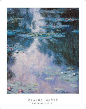 Waterlilies II by Claude Monet | 28 x 22 Fine Art Print