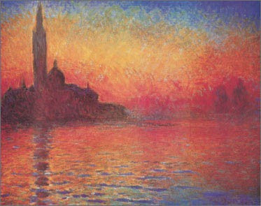 Dusk, Crepusculo by Claude Monet | 22 x 28 Fine Art Print