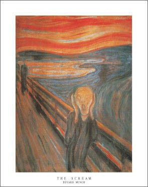 The Scream by Edvard Munch | 28 x 22 Fine Art Print