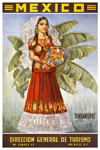 Tehuantepec, Mexico Wall Art | 26 7/8 x 18 Fine Art Print