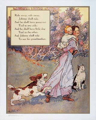 Johnny Shall Ride by Mother Goose Collection | 33 1/2 x 27 Fine Art Print