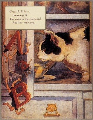 Great A, Little A by Mother Goose Collection | 33 1/4 x 26 1/2 Art 