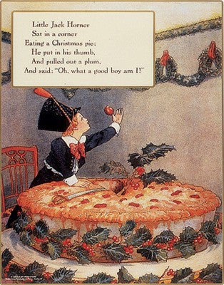 Little Jack Horner by Mother Goose Collection | 38 x 26 1/4 Fine Art Print