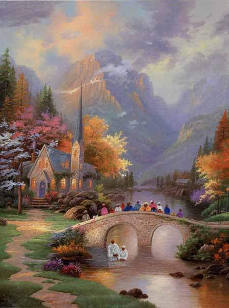 Bridge of Faith by Hulis Mavruk | 30 x 24 Fine Art Print