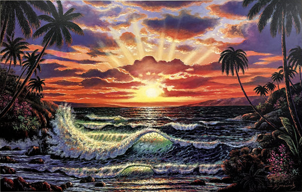 Framed Art Sunset by Hulis Mavruk | 24 x 36