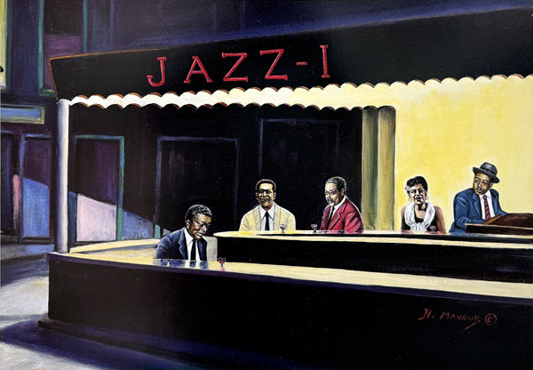 Framed Art Jazz I by Hulis Mavruk | 18 x 24