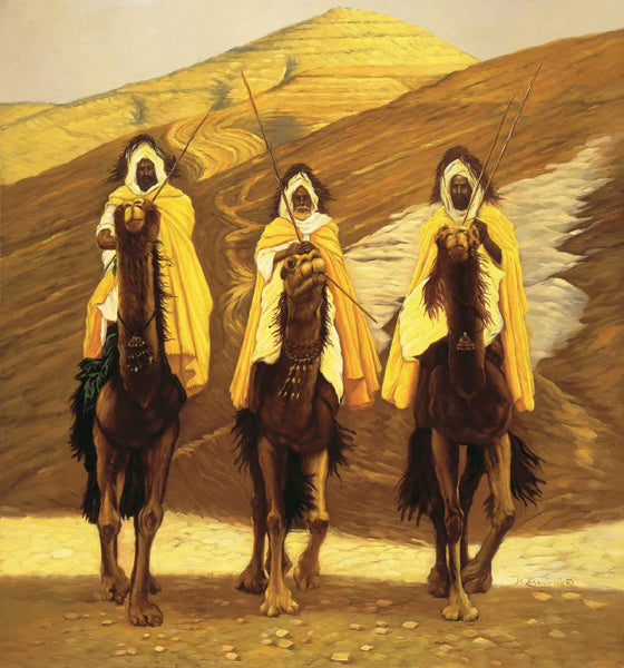 Framed Art Three Wise Men by Hulis Mavruk | 30 x 24