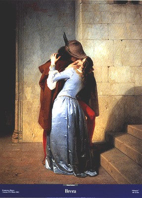 Il Bacio by Francesco Hayez | 49 1/2 x 37 Fine Art Print