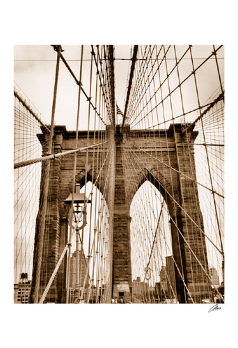 Brooklyn Bridge by Igor Maloratsky | 19 x 13 Fine Art Print