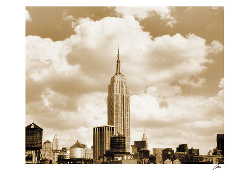 Empire State Building (sepia) by Igor Maloratsky | 13 x 19 Fine Art Print