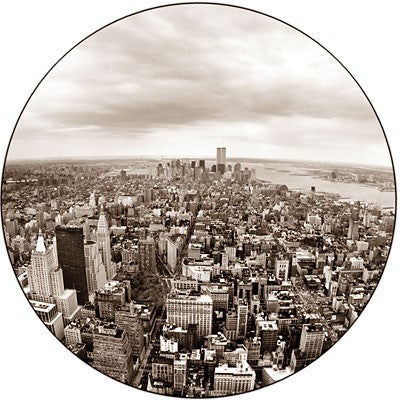 New York Panorama (Round) by Igor Maloratsky | 19 x 13 Fine Art Print
