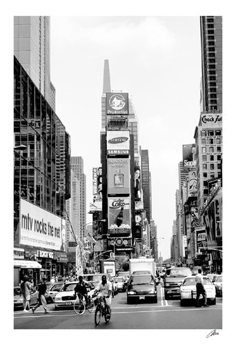Times Square by Igor Maloratsky | 19 x 13 Fine Art Print