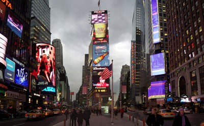 Evening on Times Square by Igor Maloratsky | 13 x 19 Fine Art Print