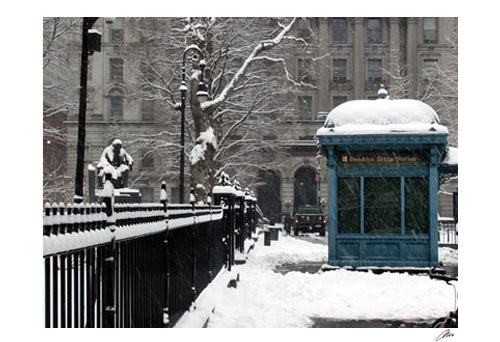 Brooklyn Bridge Subway Station by Igor Maloratsky | 13 x 19 Fine Art Print