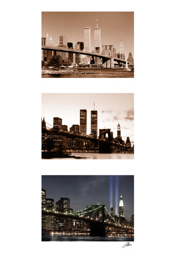 WTC Memorial Triptych by Igor Maloratsky | 19 x 13 Fine Art Print