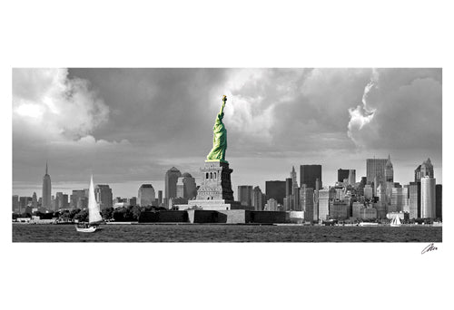 Statue of Liberty, New Downtown Panorama by Igor Maloratsky