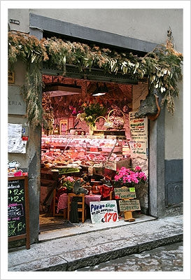 Framed Art La Norcineria - Food Store by Igor Maloratsky | 19 x 13
