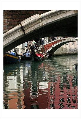 Framed Art Reflection Under the Bridge by Igor Maloratsky | 19 x 13