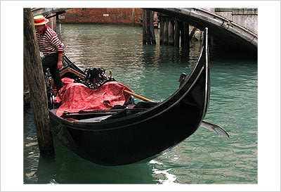 Gondola by the Bridge by Igor Maloratsky | 13 x 19 Fine Art Print