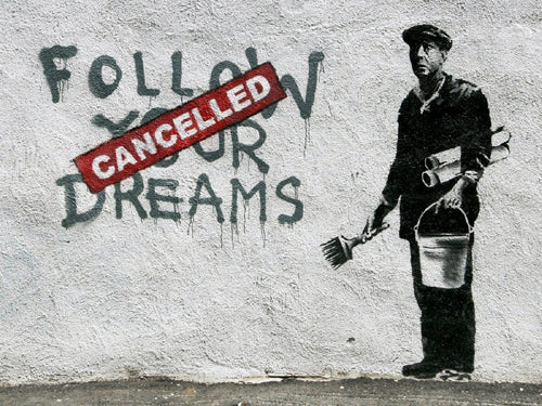 Follow Your Dreams by Banksy | 16 x 20 Fine Art Print