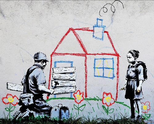 Playhouse by Banksy | 16 x 20 Fine Art Print