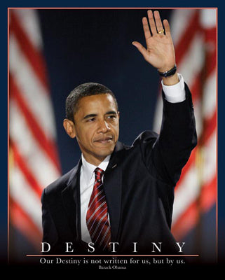 Barack Obama: Destiny Wall Art | 20 x 16 Fine Art Print