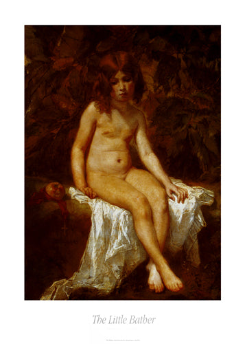 Framed Art The Little Bather by Thomas Couture | 27 ½ x 19 5/8