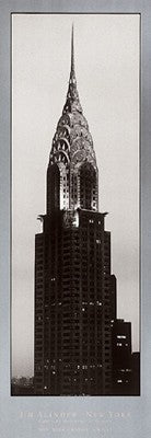 Chrysler Building at Sunset by Jim Alinder | 39 3/8 x 13 13/16 Art 