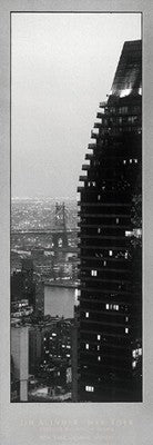 Towards 59th Street Bridge at Dusk by Jim Alinder | 39 3/8 x 13 13/