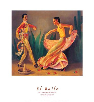 El Baile by Paul Valentine Lantz | 26 x 24 Fine Art Print