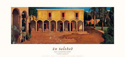 Framed Art En Soledad by Paul Valentine Lantz | 16 1/2 x 36
