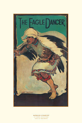 Framed Art Eagle Dancer by Gerald Cassidy | 36 x 24